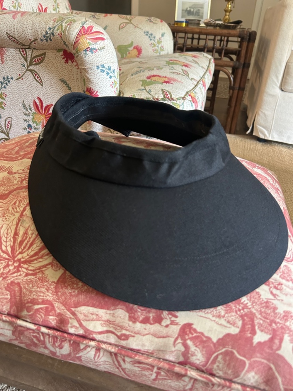 Black Canvas Equivisor- Lightweight Visor for horseback riding helmet